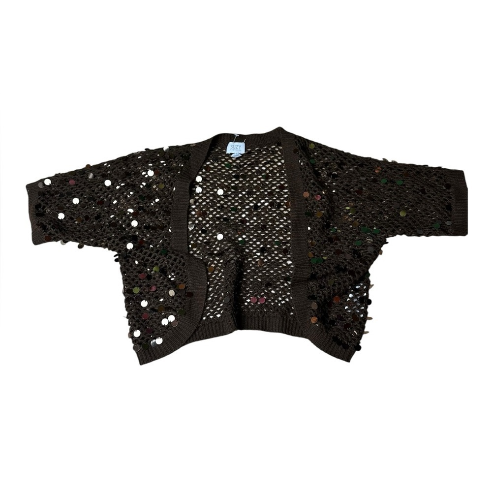 Y2K Suzy Sheer crop cardigan, medium - Picture 5 of 5